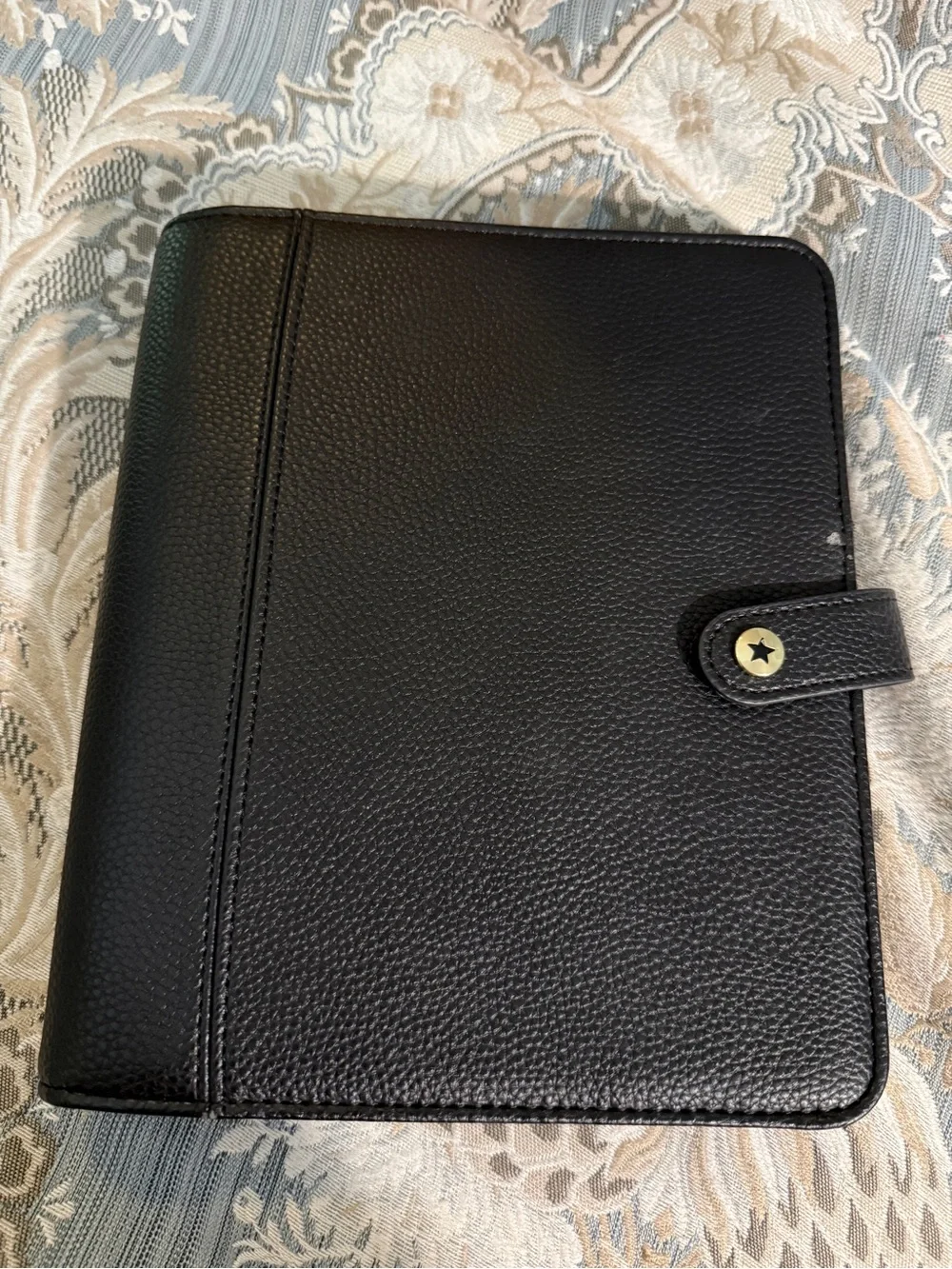 Franklin Planner Black Classic Ring Binder Organizer Planner